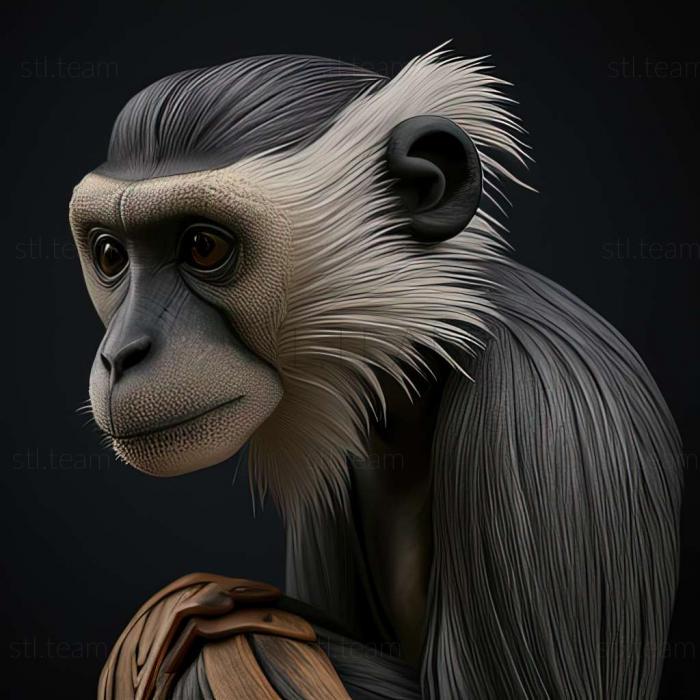 Animals Piliocolobus oustaleti